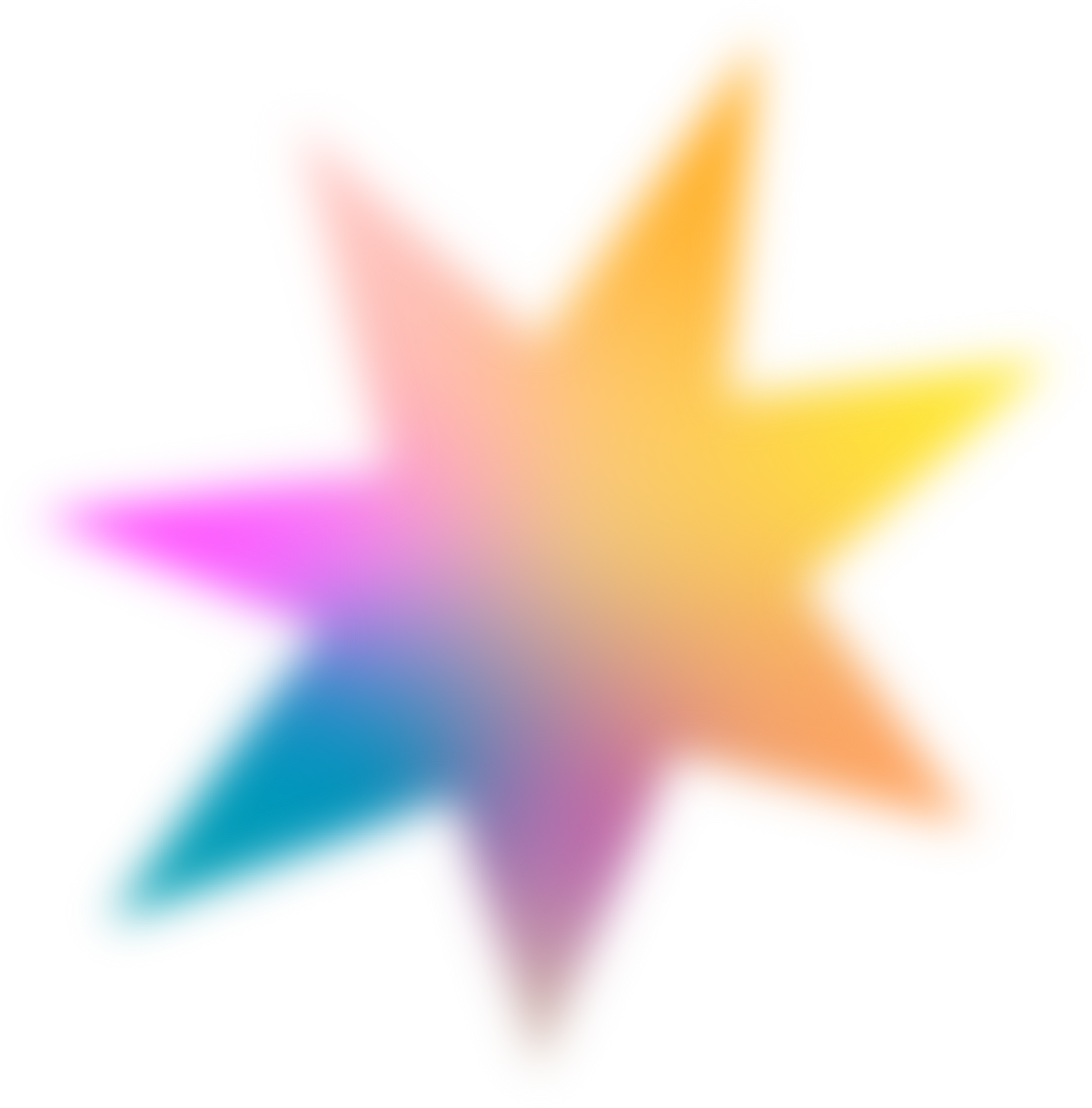 Blurry Gradient Star